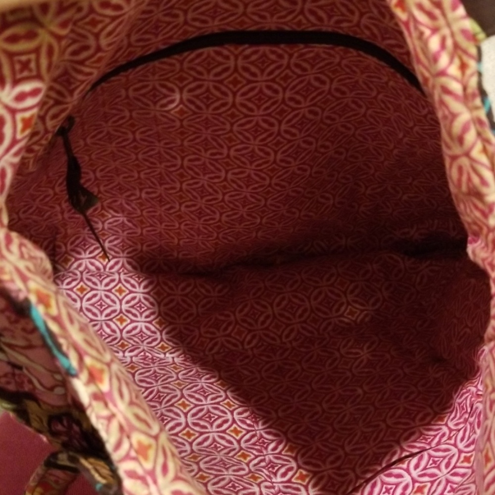 Vera Bradley Tote Retired Mod Floral Pink Pattern - Picture 3 of 4
